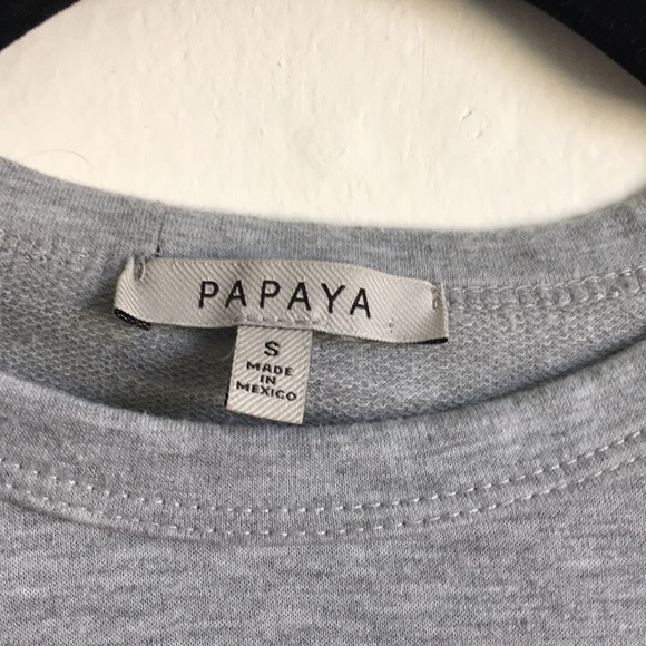 Gray blouse long sleeve - Picture 3 of 5